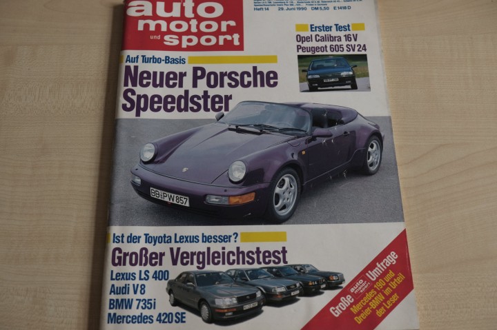 Deckblatt Auto Motor und Sport (14/1990)